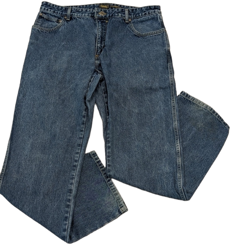 Cabela's Relaxed Fit Jeans Size 36/34 Zip Fly 100% Cotton
